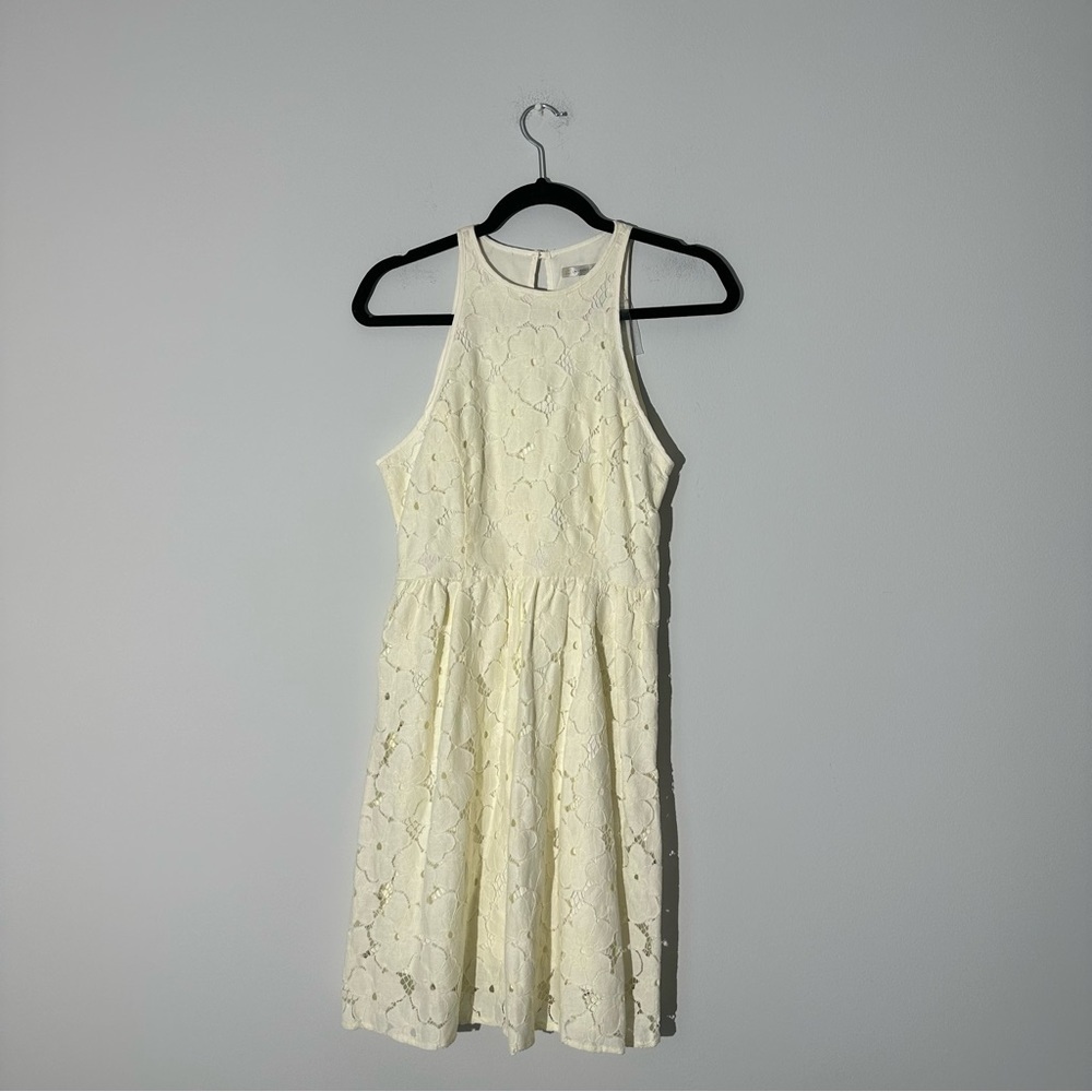 NWT Lauren Conrad white/creme dress size 2